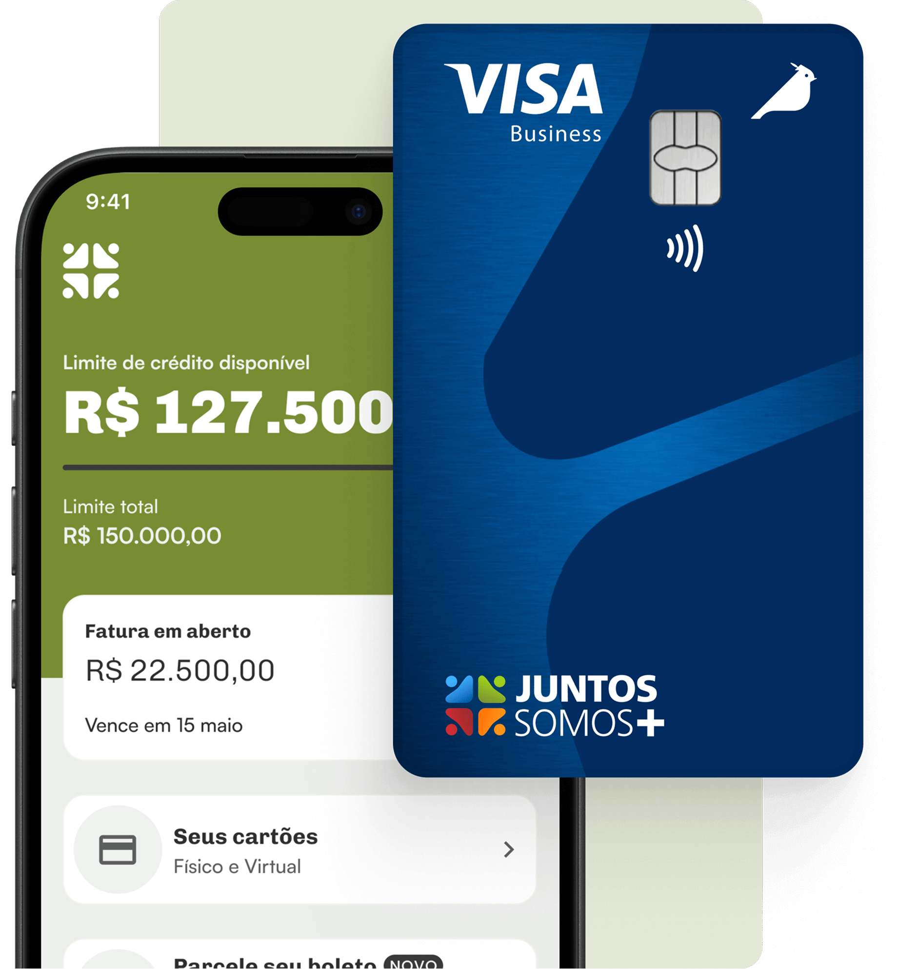 Cartão e app da robbin